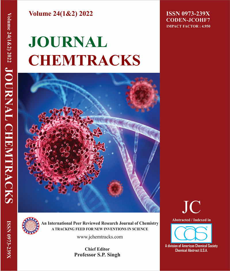 Journal chemtracks Volume 24 cover